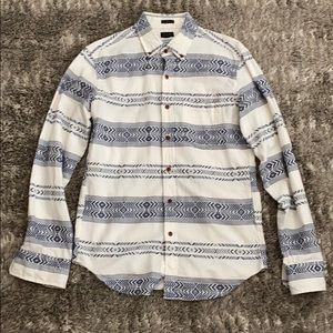 J.Crew Slim Small Southwestern Shirt